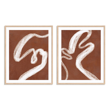 Phantom Thread I and II Wall Art