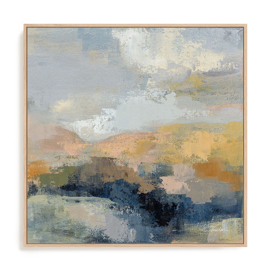Dusk II Framed Wall Art for Living Room, Bedroom, Hallways and Kitchen Spaces