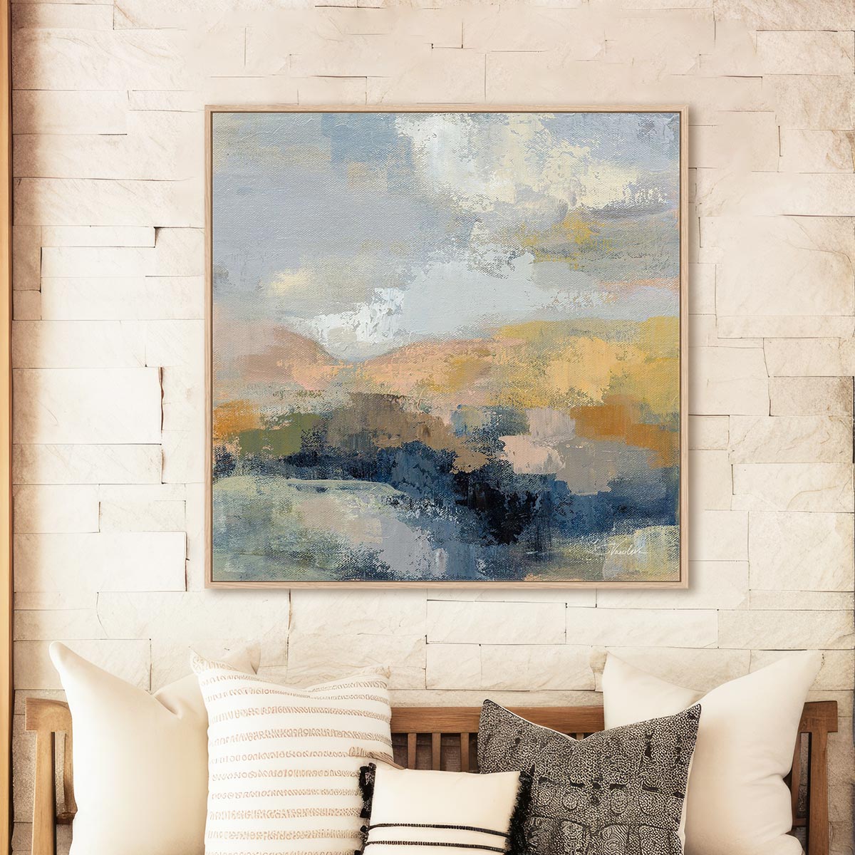 Dusk II Framed Wall Art for Living Room, Bedroom, Hallways and Kitchen Spaces