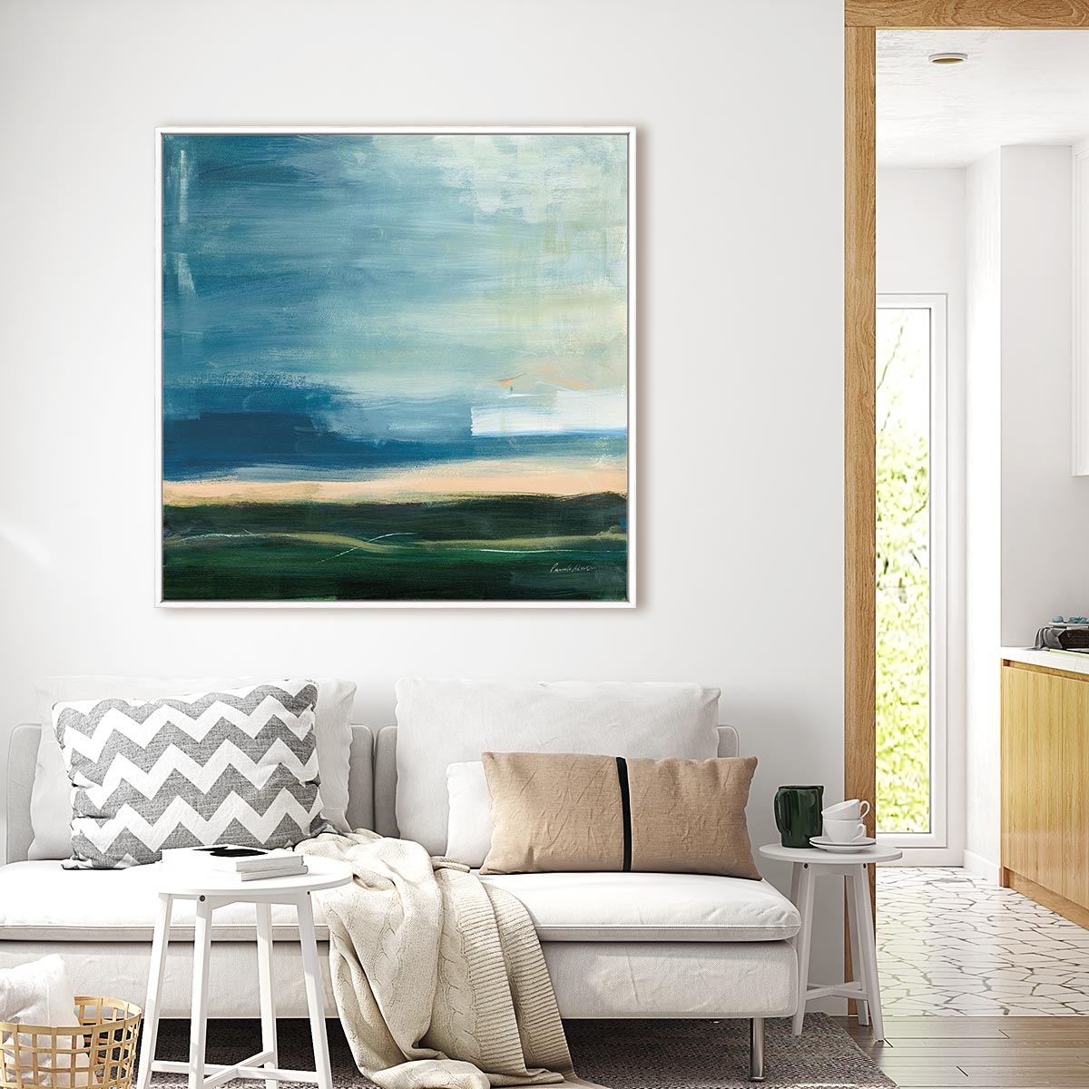 Life Light Framed Wall Art for Living Room, Bedroom, Hallways and Kitchen Spaces