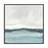 Tranquil Silver Sea II Framed Wall Art for Living Room, Bedroom, Hallways and Kitchen Spaces