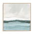 Tranquil Silver Sea II Framed Wall Art for Living Room, Bedroom, Hallways and Kitchen Spaces