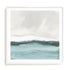 Tranquil Silver Sea II Framed Wall Art for Living Room, Bedroom, Hallways and Kitchen Spaces
