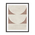 Elegant Balance I Brown Wall Art