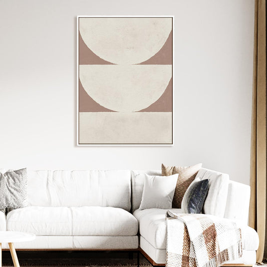 Elegant Balance I Brown Wall Art