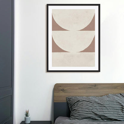Elegant Balance I Brown Wall Art