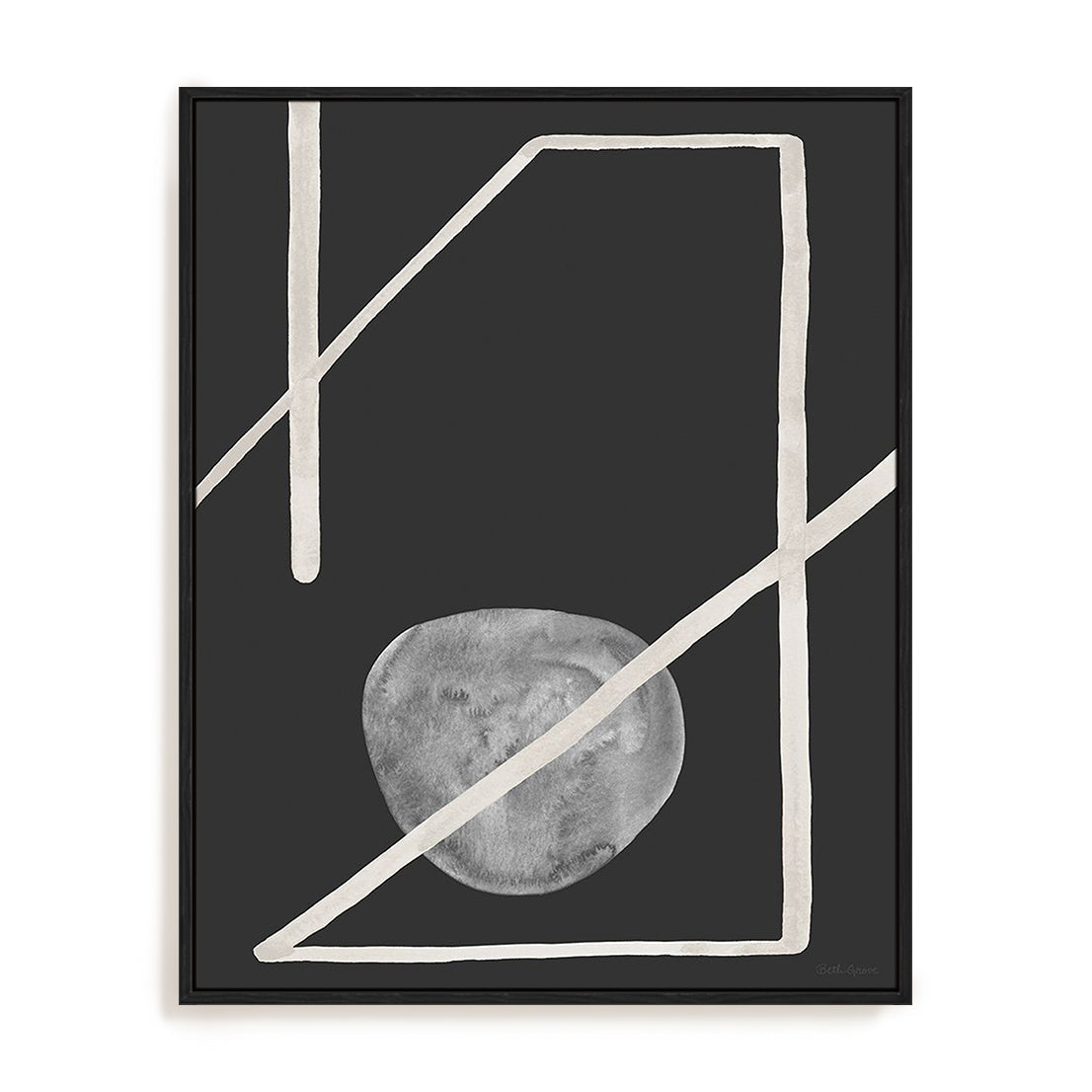 Free Form II Dark Wall Art