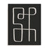 Abstract Squiggle II Dark Wall Art