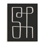Abstract Squiggle II Dark Wall Art