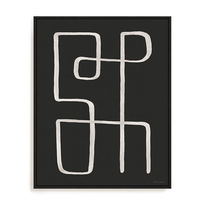 Abstract Squiggle II Dark Wall Art