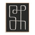 Abstract Squiggle II Dark Wall Art