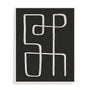 Abstract Squiggle II Dark Wall Art
