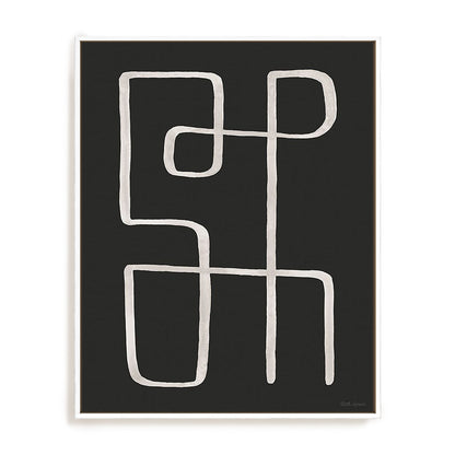 Abstract Squiggle II Dark Wall Art