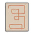 Abstract Squiggle III Desert Wall Art