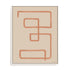 Abstract Squiggle III Desert Wall Art