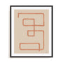 Abstract Squiggle III Desert Wall Art