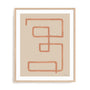 Abstract Squiggle III Desert Wall Art