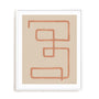 Abstract Squiggle III Desert Wall Art