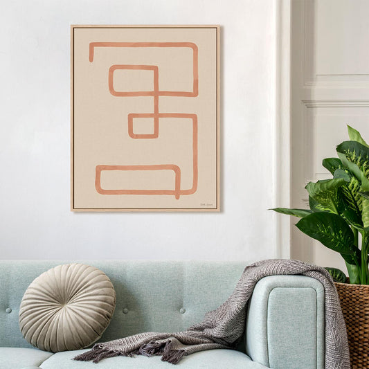 Abstract Squiggle III Desert Wall Art