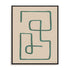 Abstract Squiggle IV Desert Wall Art