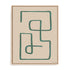 Abstract Squiggle IV Desert Wall Art