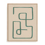 Abstract Squiggle IV Desert Wall Art