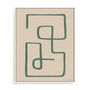 Abstract Squiggle IV Desert Wall Art