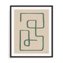 Abstract Squiggle IV Desert Wall Art