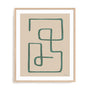 Abstract Squiggle IV Desert Wall Art