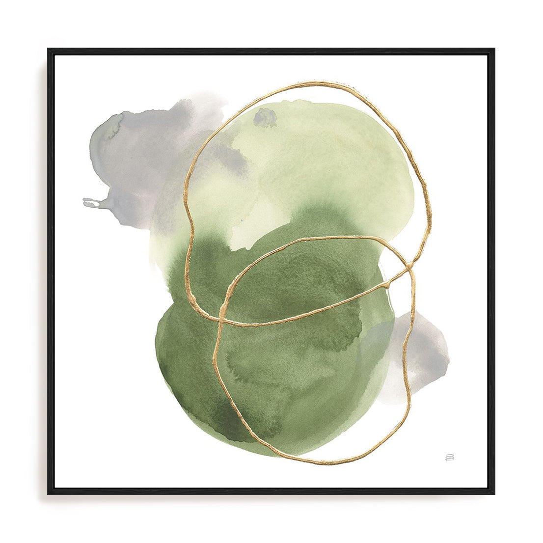 Organic Trance I Framed Wall Art for Living Room, Bedroom, Hallways and Kitchen Spaces