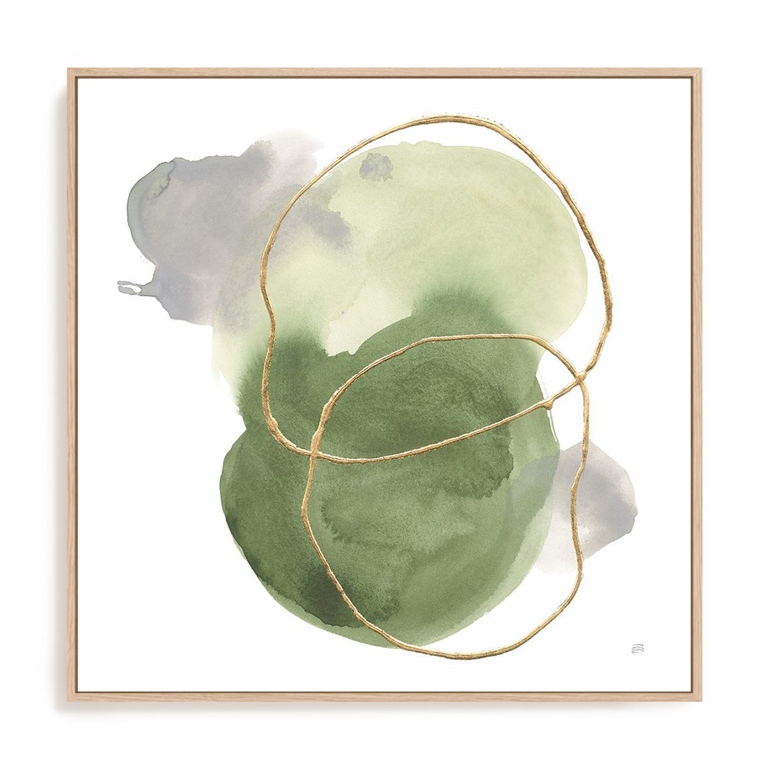 Organic Trance I Framed Wall Art for Living Room, Bedroom, Hallways and Kitchen Spaces
