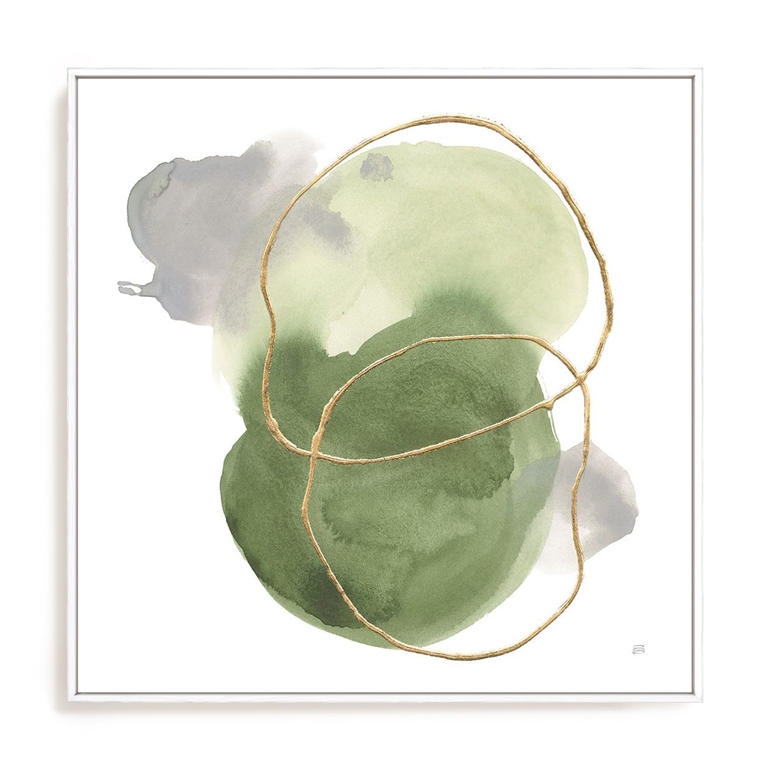 Organic Trance I Framed Wall Art for Living Room, Bedroom, Hallways and Kitchen Spaces