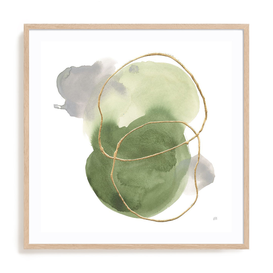 Organic Trance I Framed Wall Art for Living Room, Bedroom, Hallways and Kitchen Spaces