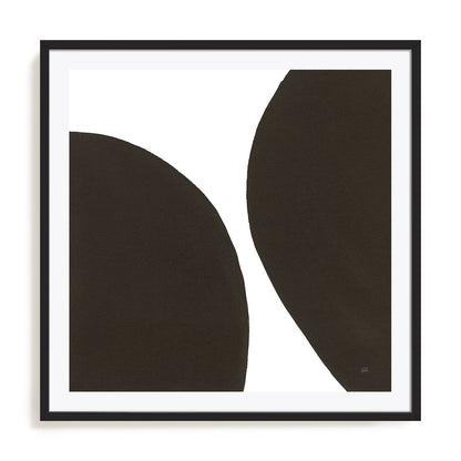 Curvilinear III Framed Wall Art for Living Room, Bedroom, Hallways and Kitchen Spaces