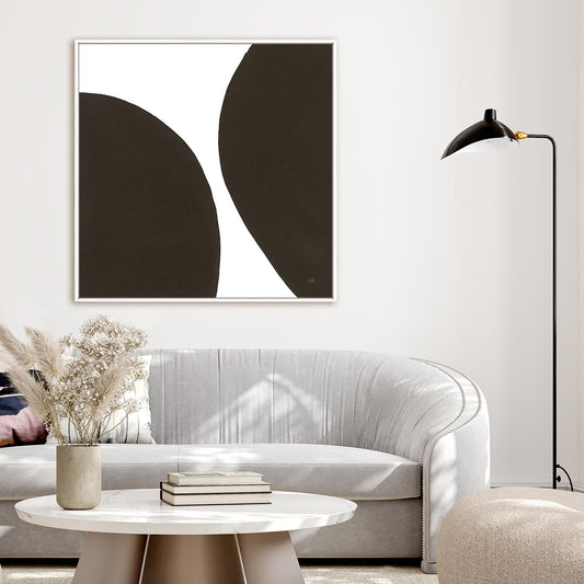 Curvilinear III Framed Wall Art for Living Room, Bedroom, Hallways and Kitchen Spaces