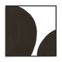 Curvilinear IV Framed Wall Art for Living Room, Bedroom, Hallways and Kitchen Spaces