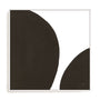 Curvilinear IV Framed Wall Art for Living Room, Bedroom, Hallways and Kitchen Spaces