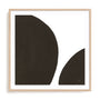 Curvilinear IV Framed Wall Art for Living Room, Bedroom, Hallways and Kitchen Spaces