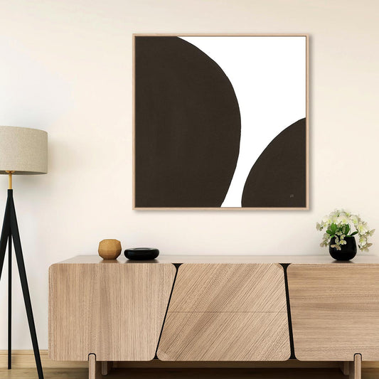 Curvilinear IV Framed Wall Art for Living Room, Bedroom, Hallways and Kitchen Spaces