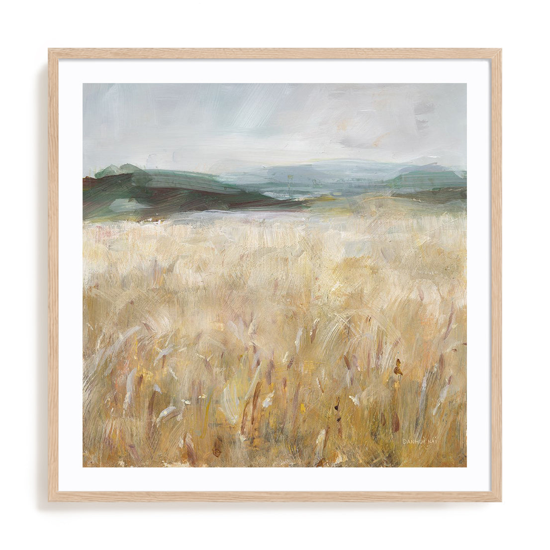 Field of Gold I Framed Wall Art for Living Room, Bedroom, Hallways and Kitchen Spaces