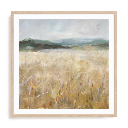Field of Gold I Framed Wall Art for Living Room, Bedroom, Hallways and Kitchen Spaces