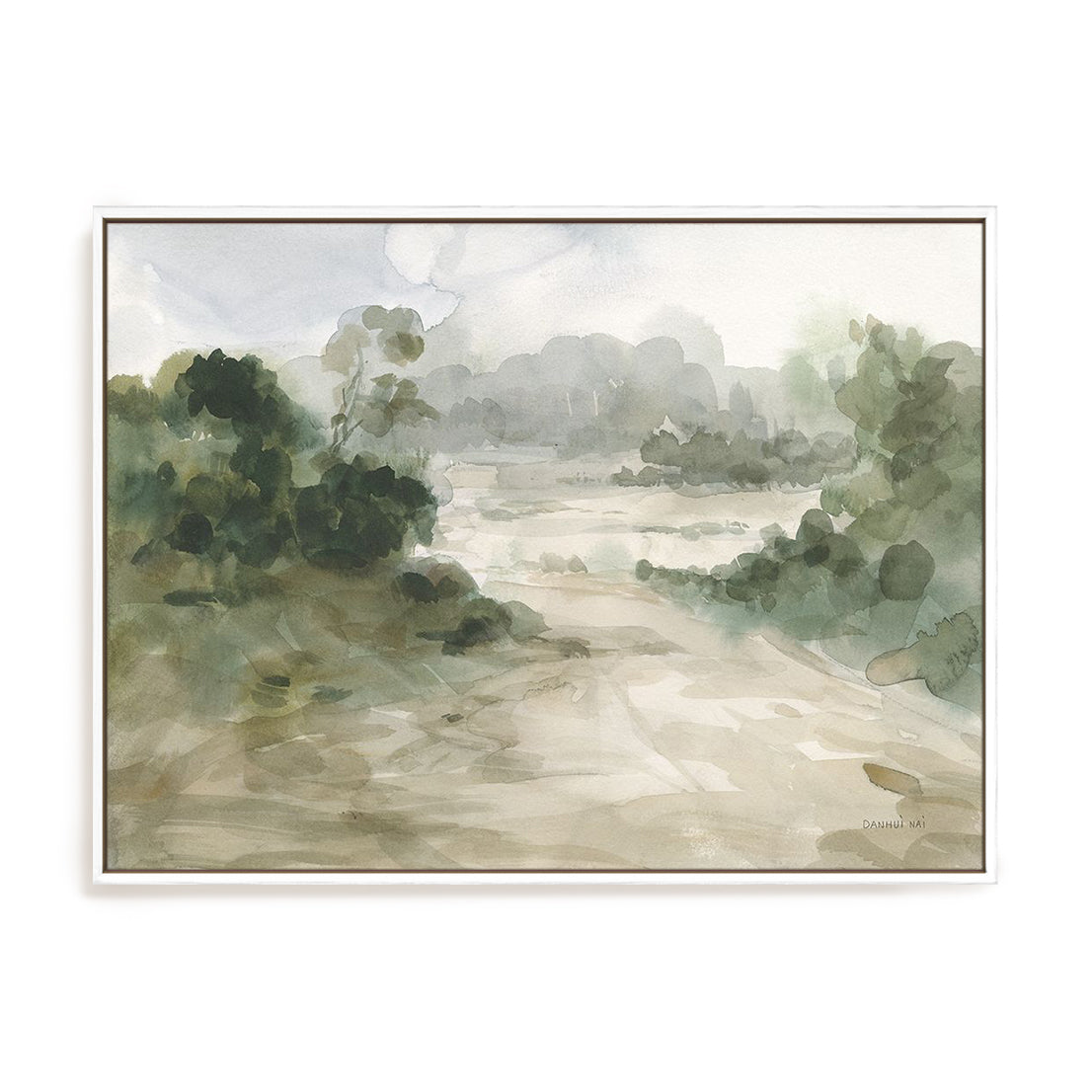 Verdant I Art in Stretched Canvas, Framed Print Under Glass, and Gallery Wrapped Shadow Box Canvas