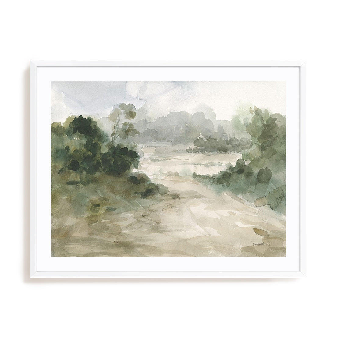 Verdant I Art in Stretched Canvas, Framed Print Under Glass, and Gallery Wrapped Shadow Box Canvas