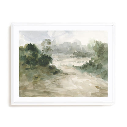 Verdant I Art in Stretched Canvas, Framed Print Under Glass, and Gallery Wrapped Shadow Box Canvas