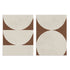 Elegant Balance Walnut Brown I and II Wall Art
