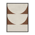 Elegant Balance I Walnut Brown Wall Art
