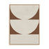 Elegant Balance I Walnut Brown Wall Art