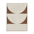 Elegant Balance I Walnut Brown Wall Art