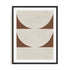 Elegant Balance I Walnut Brown Wall Art