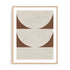 Elegant Balance I Walnut Brown Wall Art